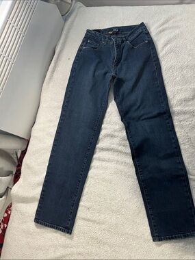 Jag Jeans Women's Straight Leg Jeans in Dark Blue B020